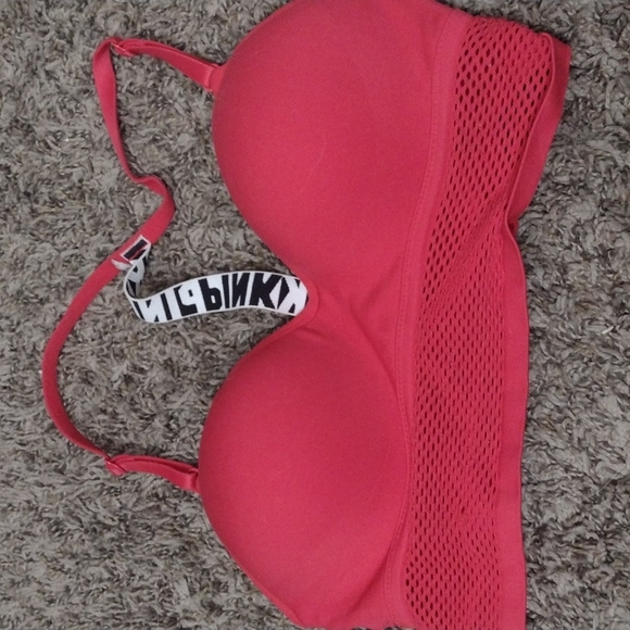 Red Victoria secret P.I.N.K  sports bra - Picture 1 of 1